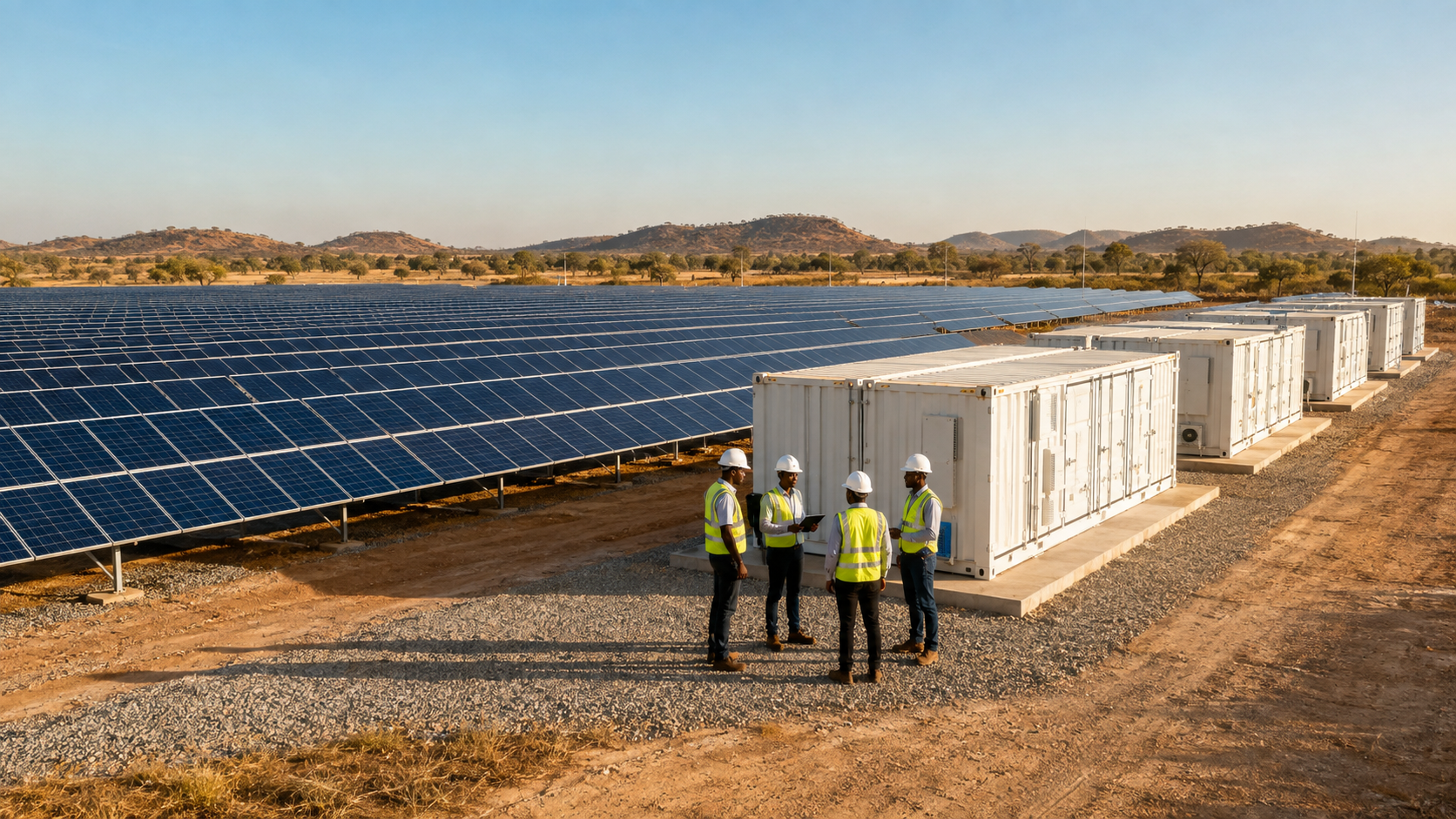 Solar and battery energy infrastructure in Ghana